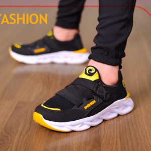 کفش مردانه مدل Fashion مشکی،زرد