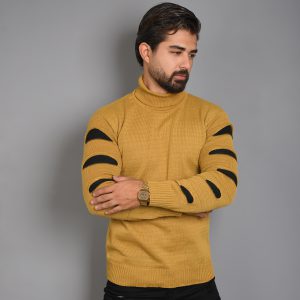 پلیوریقه اسکی خردلی مشکی مردانه مدل Q10