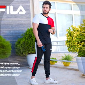 ست تیشرت شلوار مردانه fila مدل ako