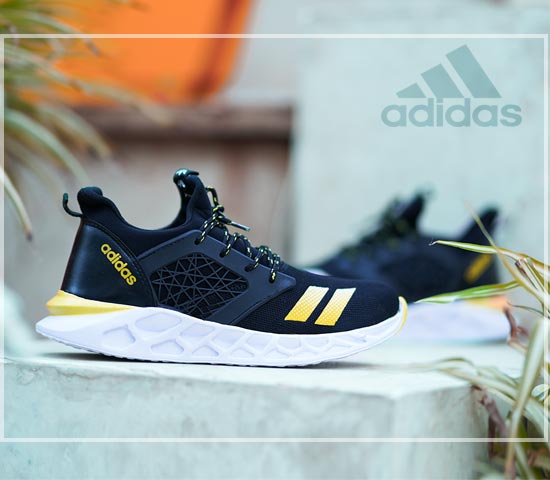 کفش مردانه Adidas مدل Philip مشکی،زرد