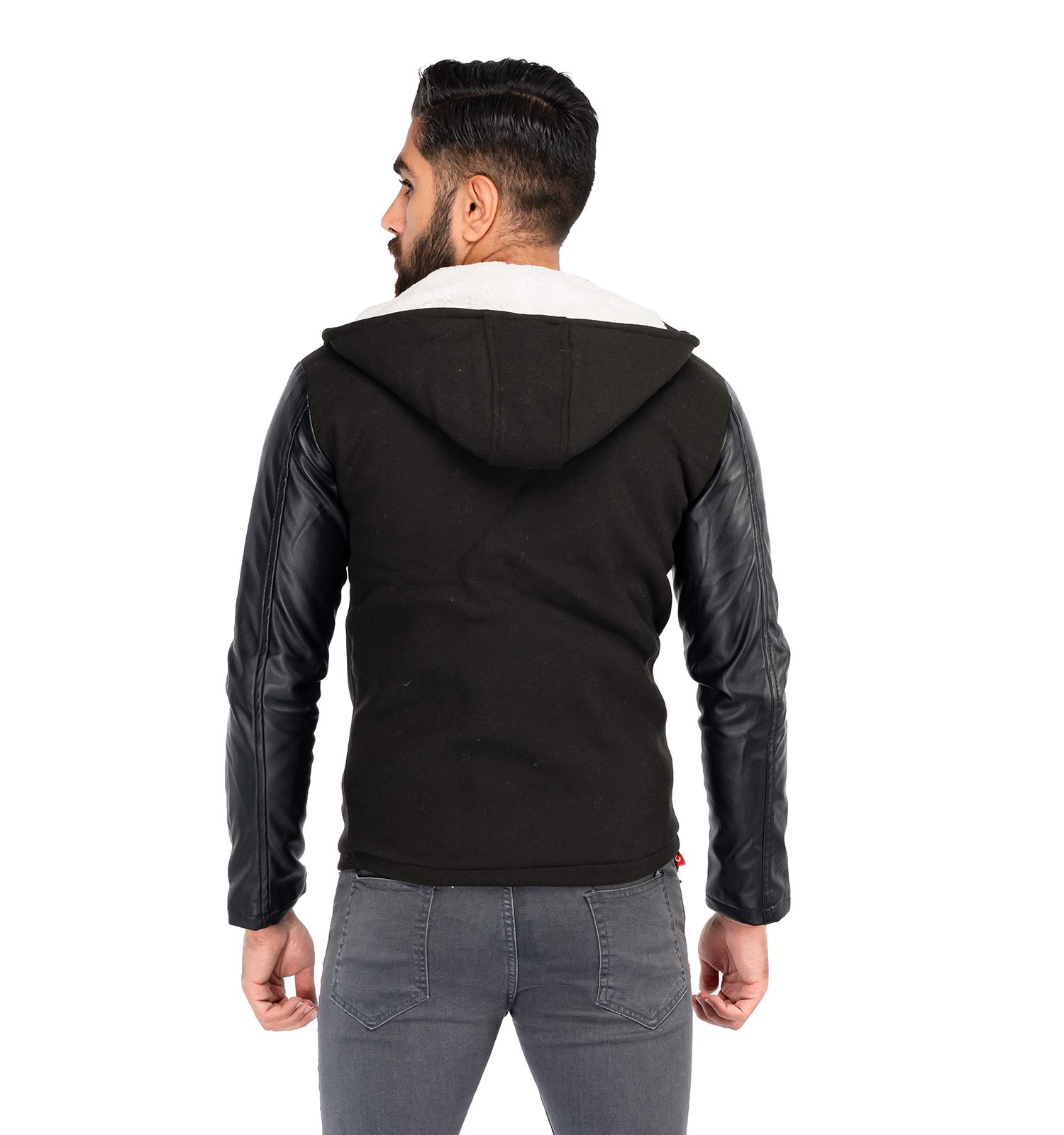 کاپشن چرم مردانه Zima مدل 39418