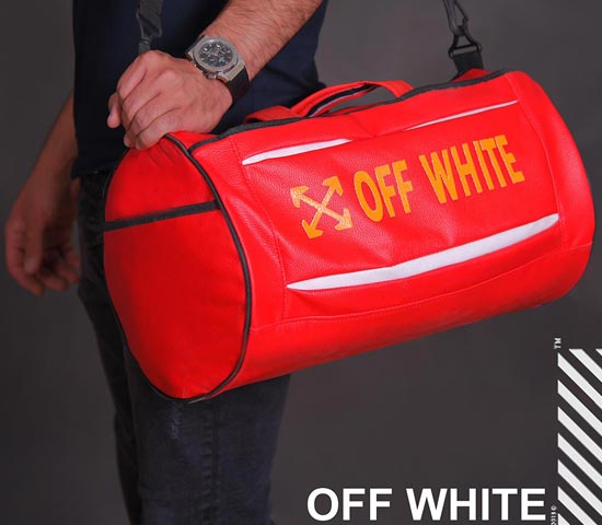 ساک ورزشی Off white قرمز
