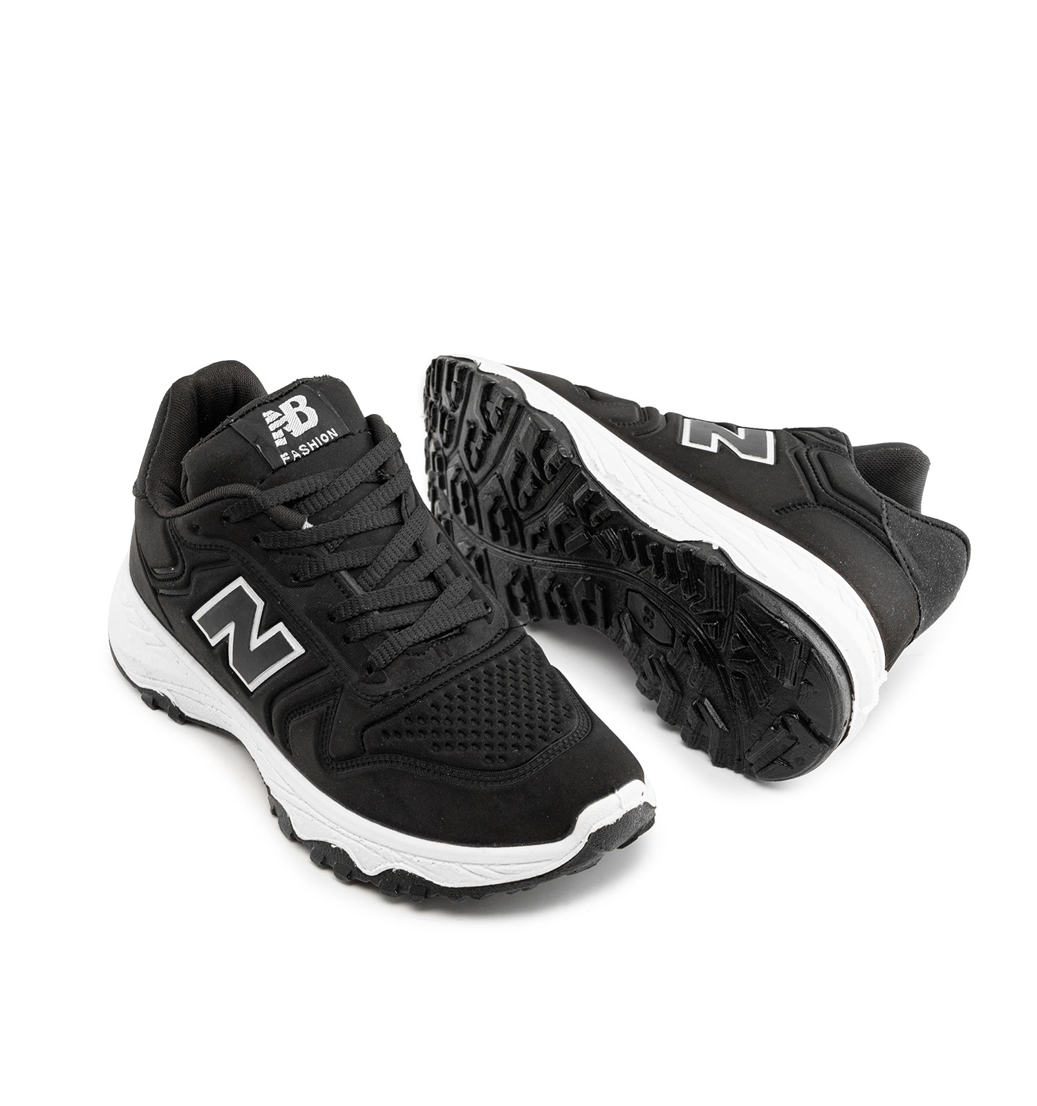 کفش اسپرت New Balance زنانه مشکی بندی مدل 45555