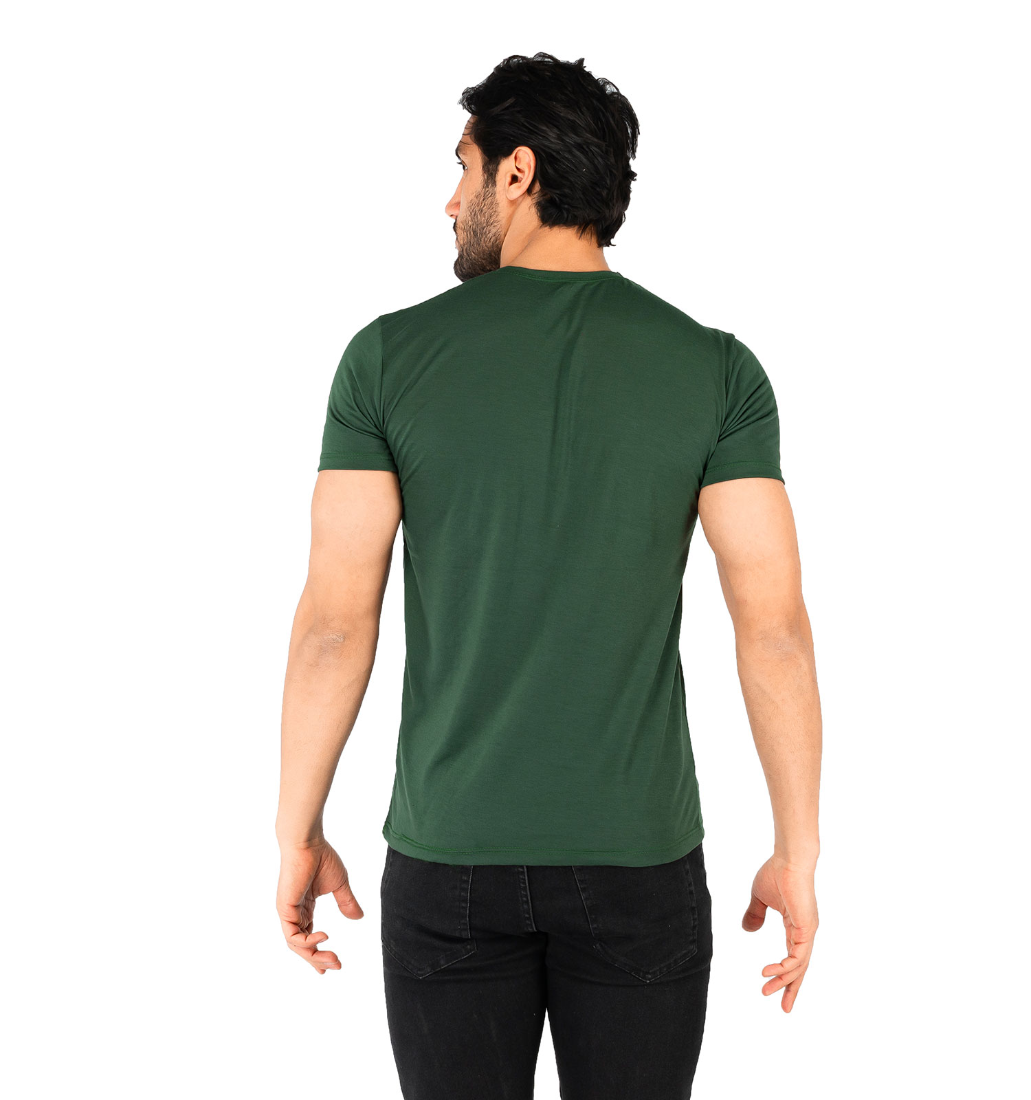 تیشرت یقه گرد مردانه ساده مدل 43802