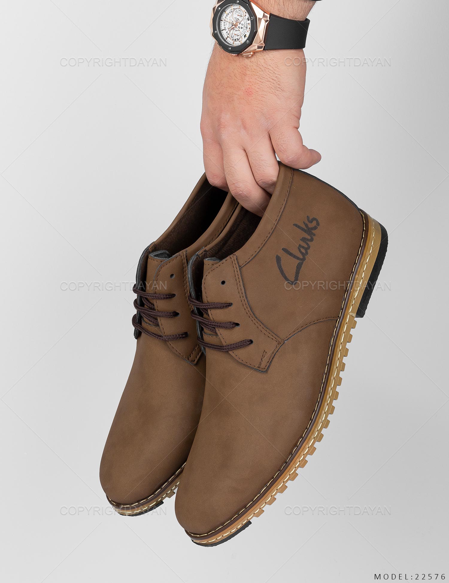 نیم بوت مردانه Clarks مدل 22576