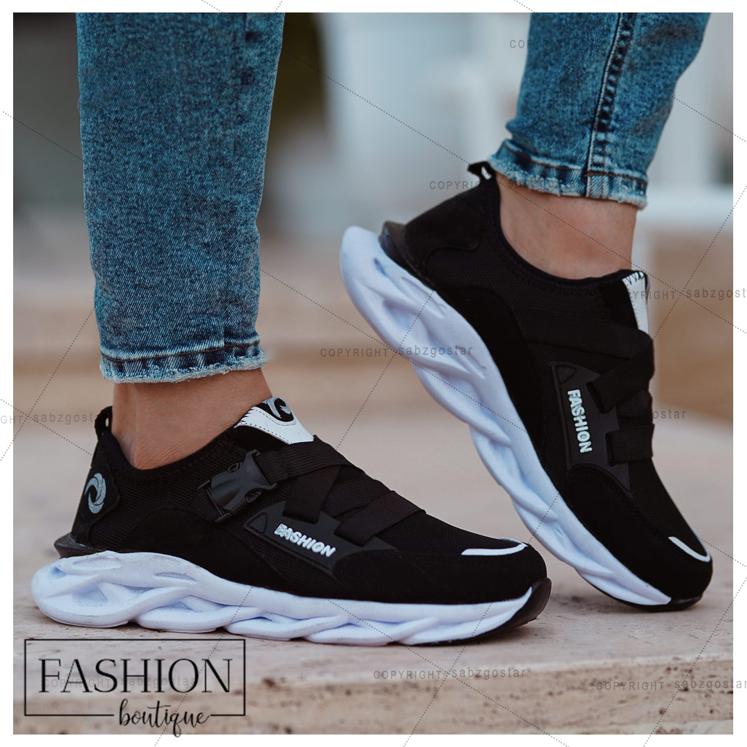 کفش مردانه Fashion مشکی سفید