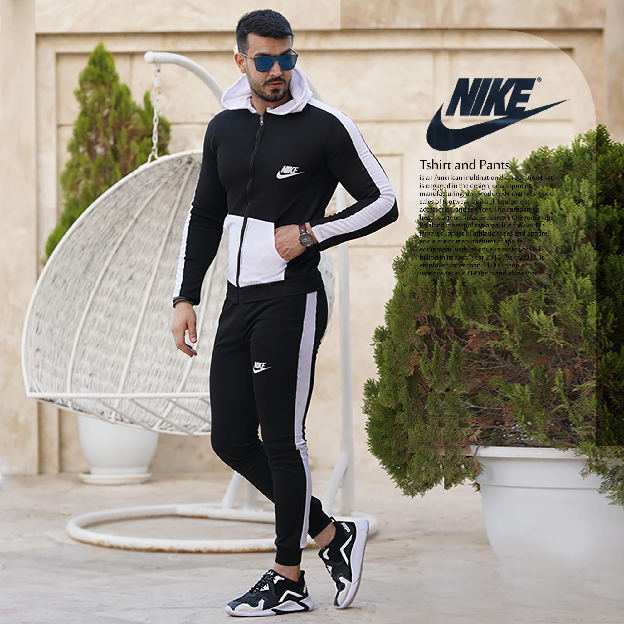 ست سویشرت شلوار Nike مدل Amanda