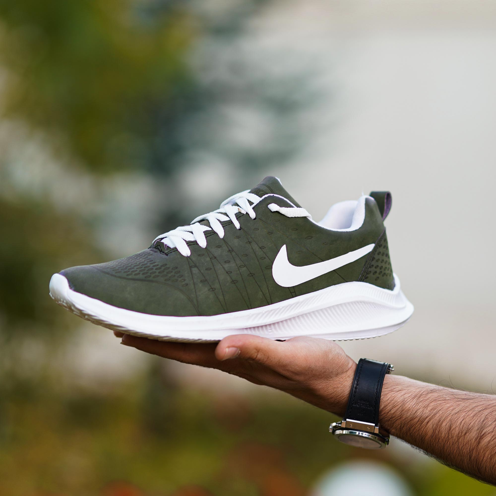 کفش مردانه Nike مدل pel سبز یشمی