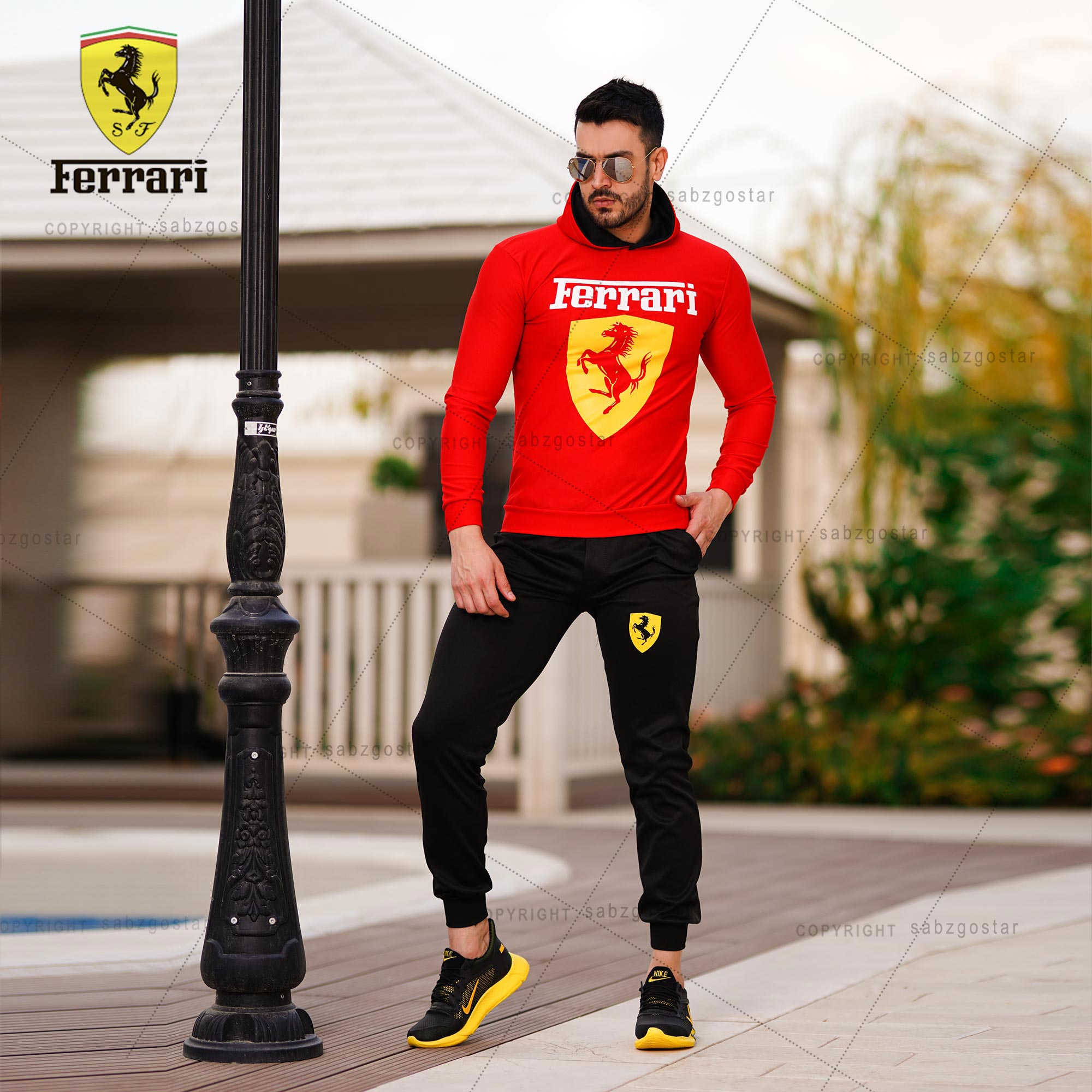 ست سویشرت شلوار Ferrari مدل Lesedi