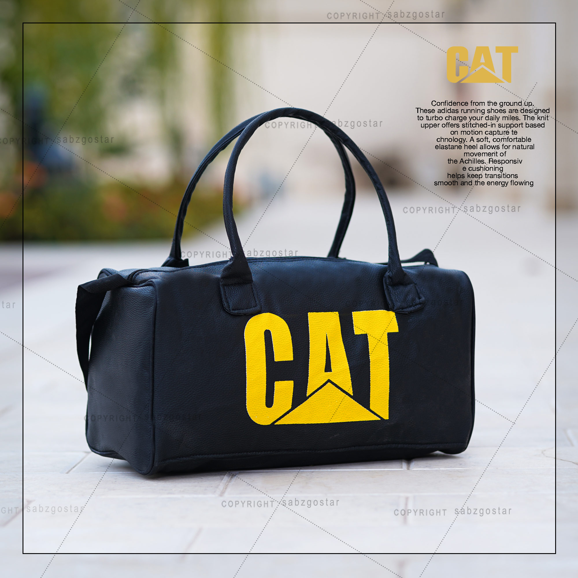 ساک ورزشی Cat مدل Wiz مشکی
