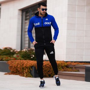 ست سویشرت شلوار adidas مدل Himan آبی