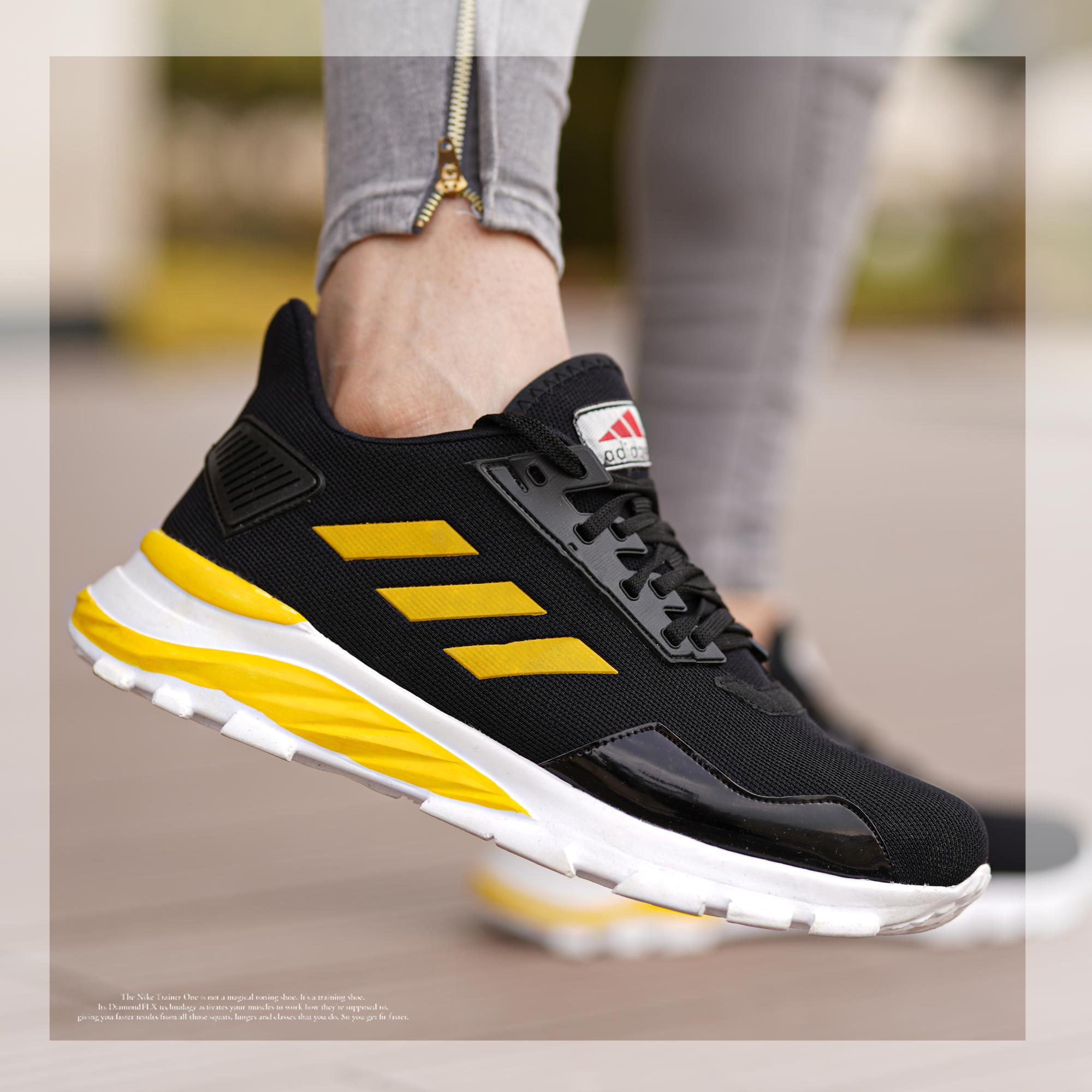 کفش adidas مدل N33 مشکی زرد