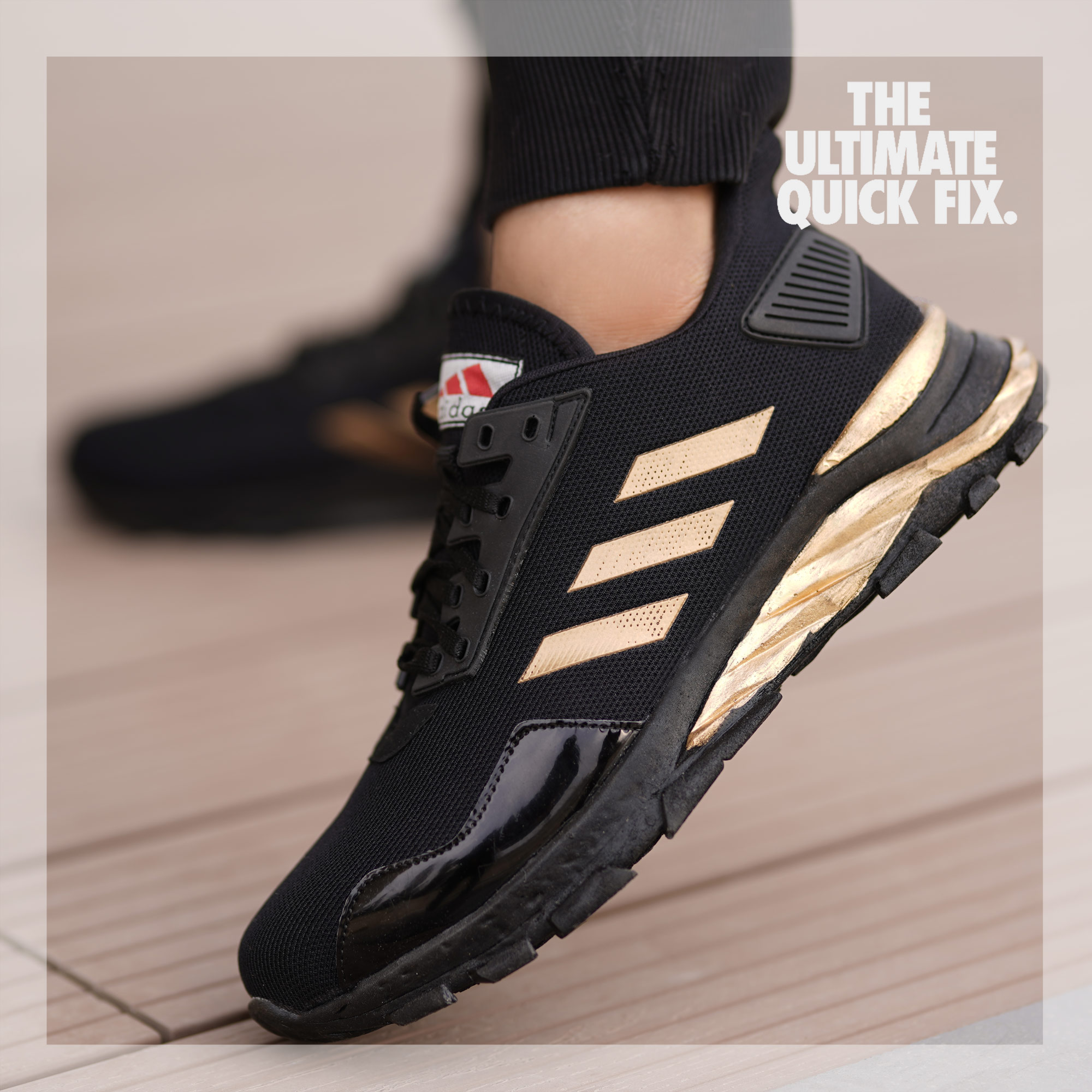 کفش adidas مدل N33 مشکی طلایی