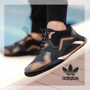 کفش adidad مدل Zinax مشکی طلایی