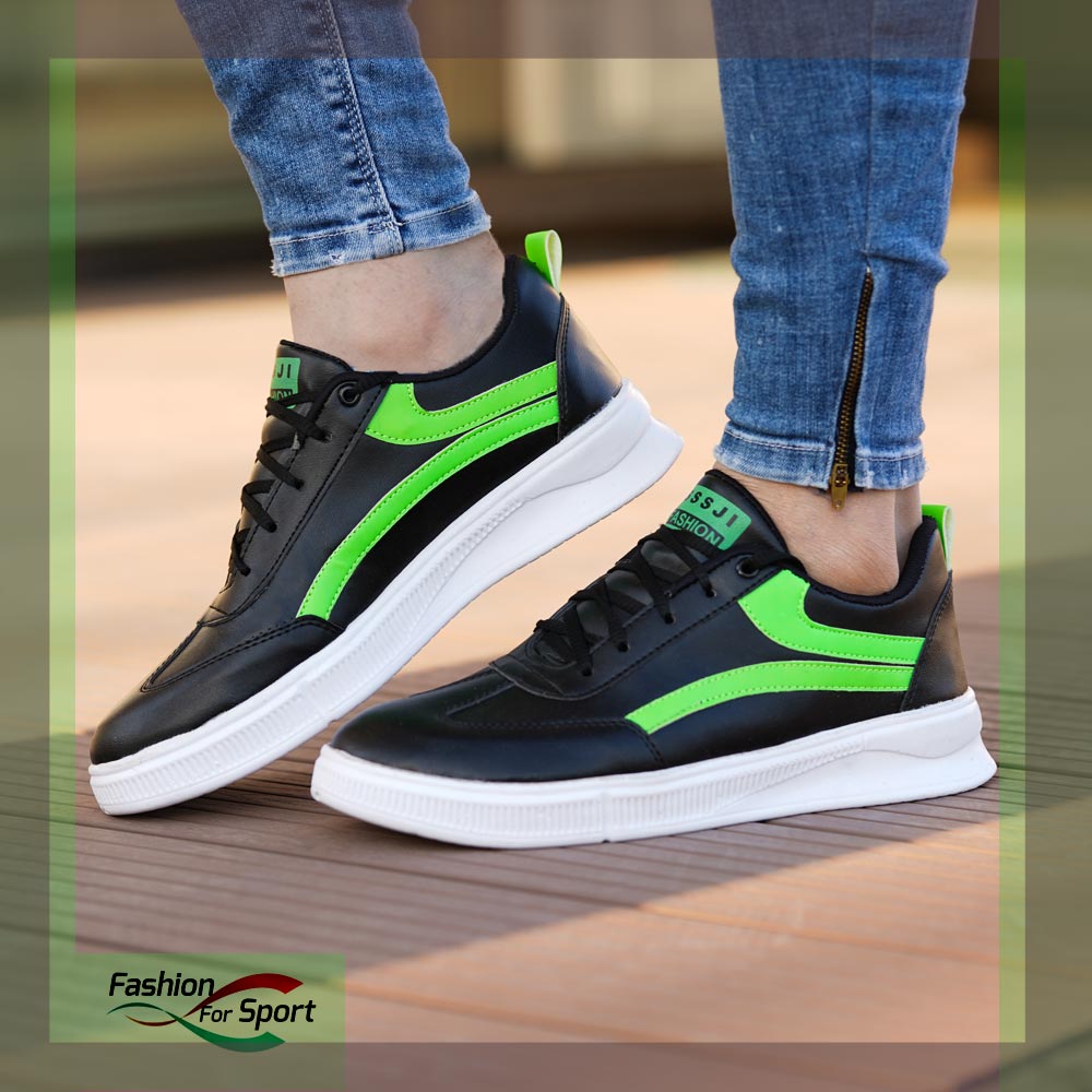 کفش مردانه Vans مدل Batecs مشکی سبز