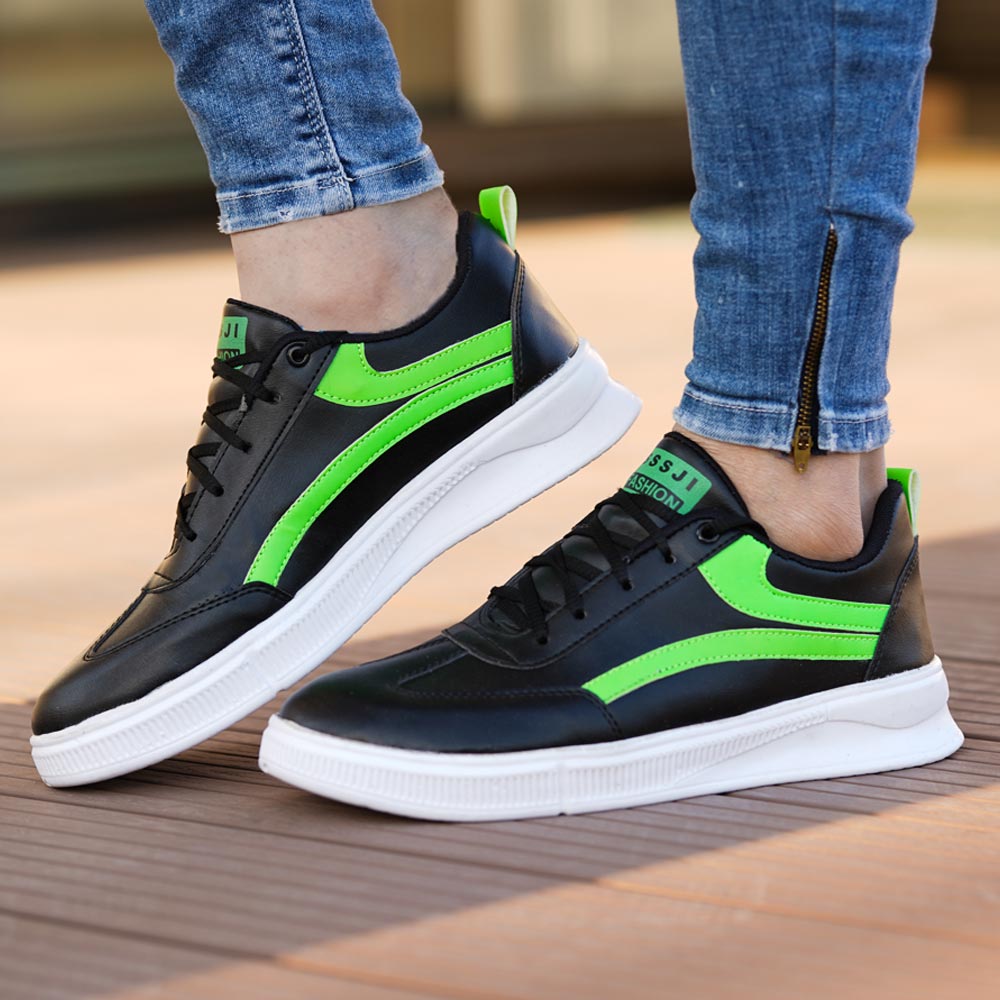کفش مردانه Vans مدل Batecs مشکی سبز