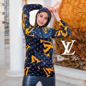 سویشرت زنانه Monjogh مشکی زرد