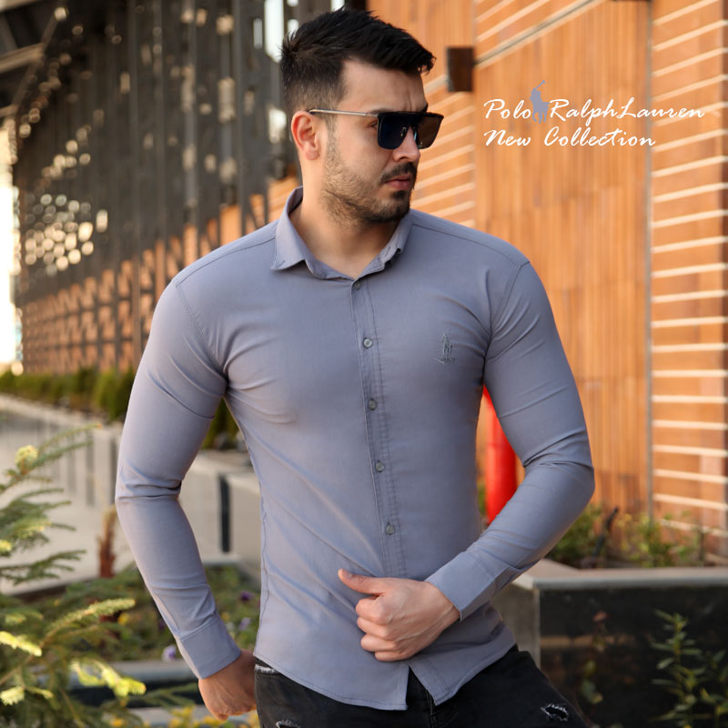 پیراهن مردانه Polo طوسی