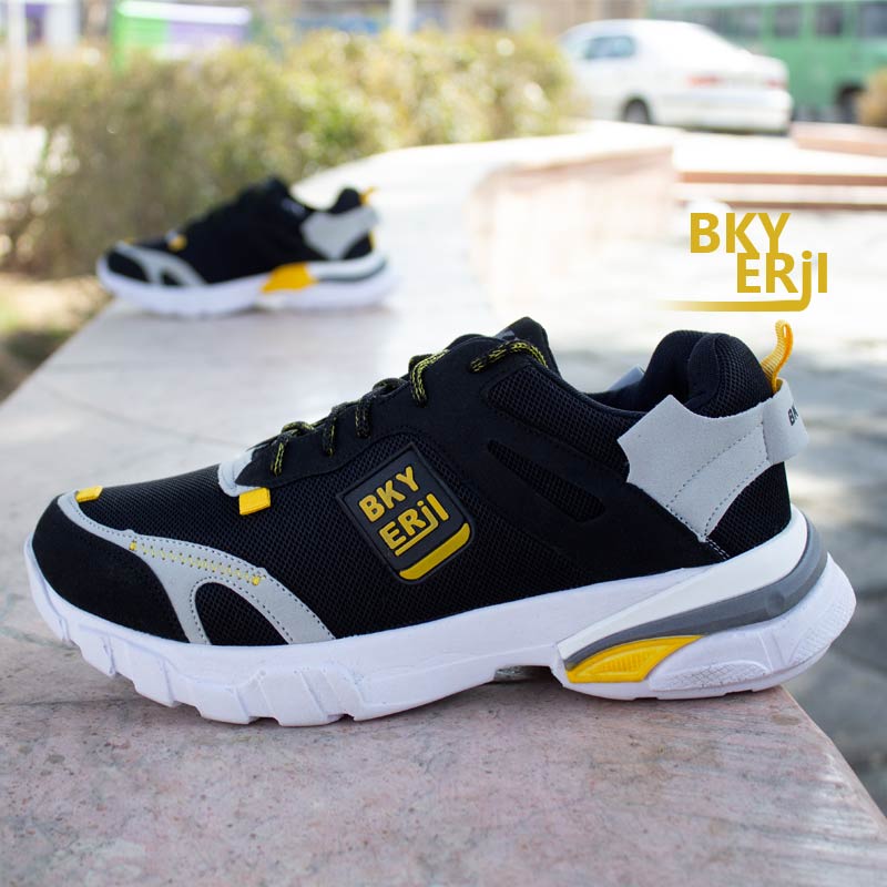 کفش مردانه Nike مدل Bky مشکی زرد