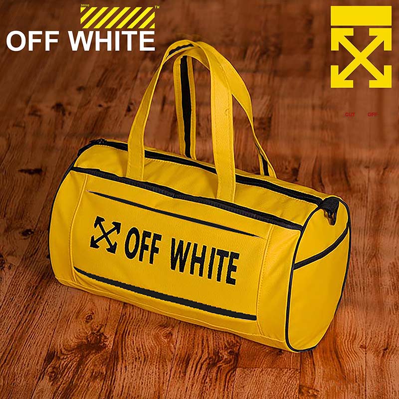 ساک ورزشی Off white زرد