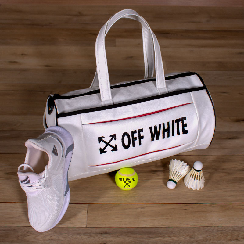 ساک ورزشی off white سفید
