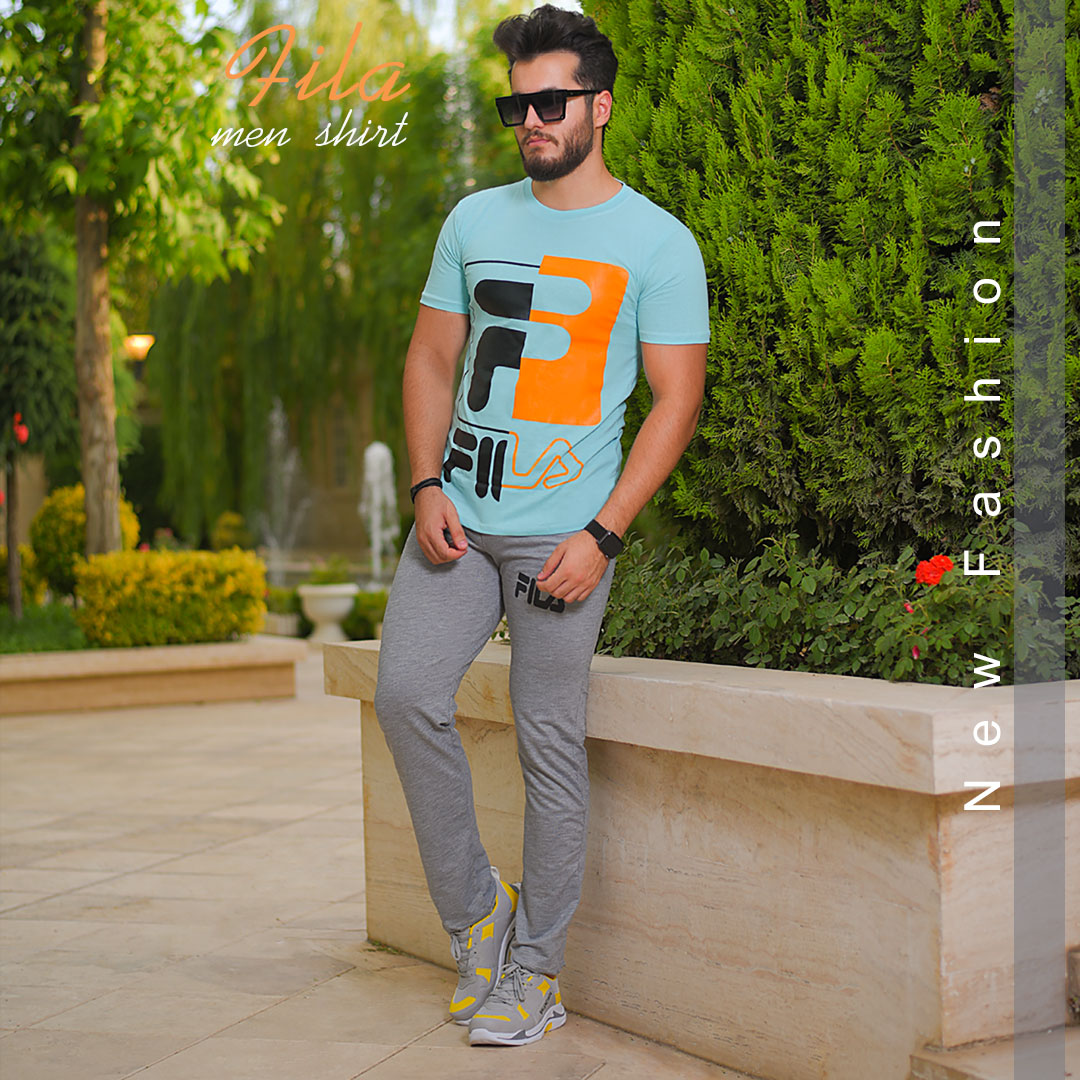 ست تیشرت شلوار Fila مدل Castro آبی