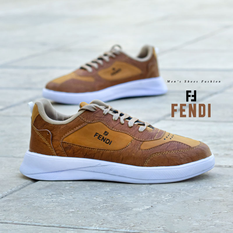 کفش Fendi مدل Erangel عسلی