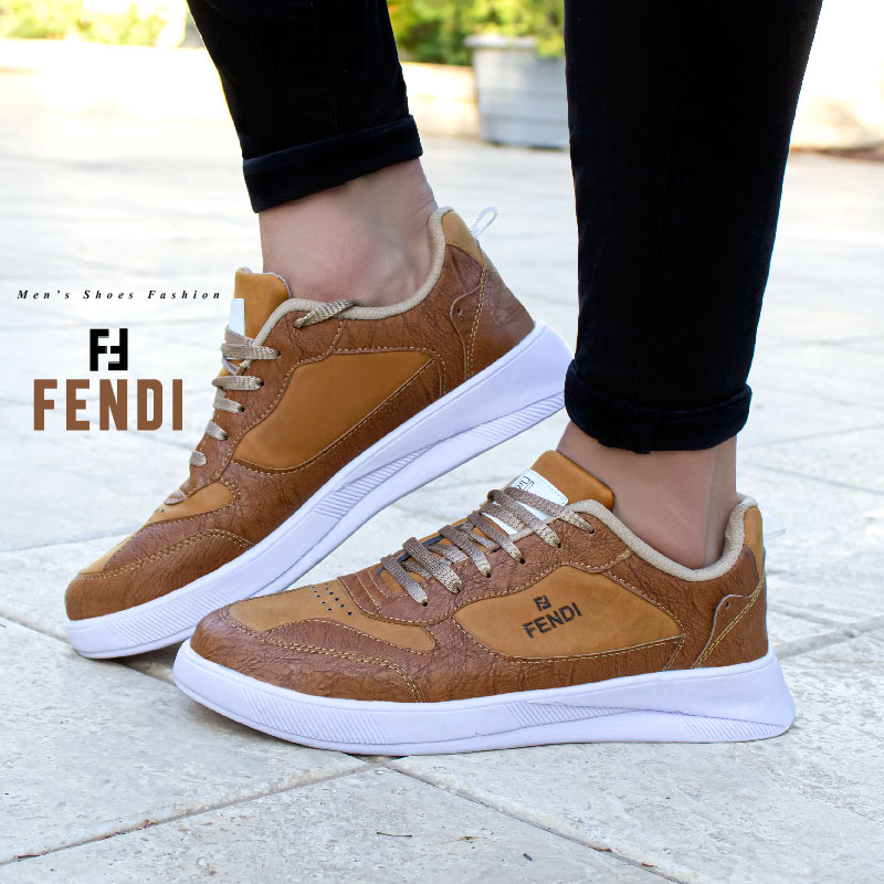 کفش Fendi مدل Erangel عسلی