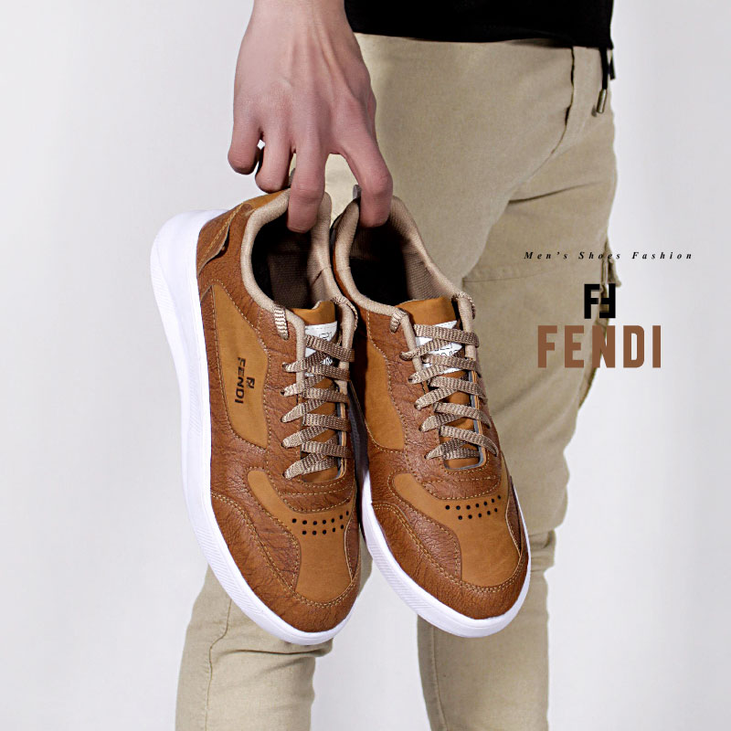 کفش Fendi مدل Erangel عسلی