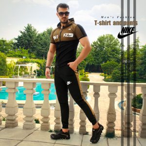 ست تیشرت شلوار مردانه Nike مدل Hero سبز