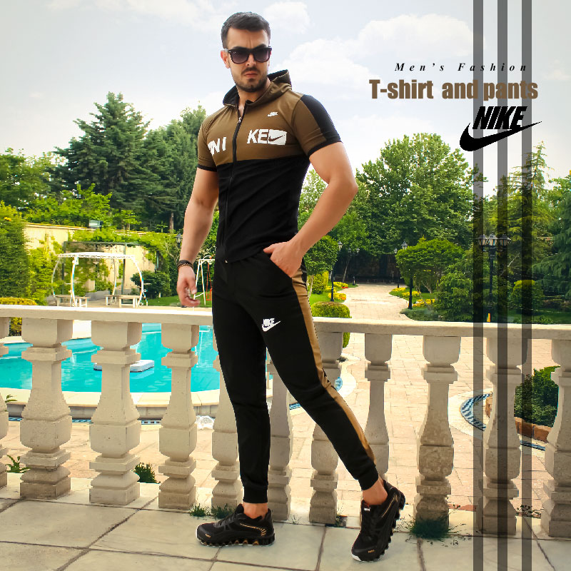 ست تیشرت شلوار مردانه Nike مدل Hero سبز