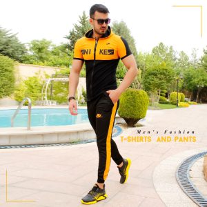 ست تیشرت شلوار مردانه Nike مدل Hero زرد