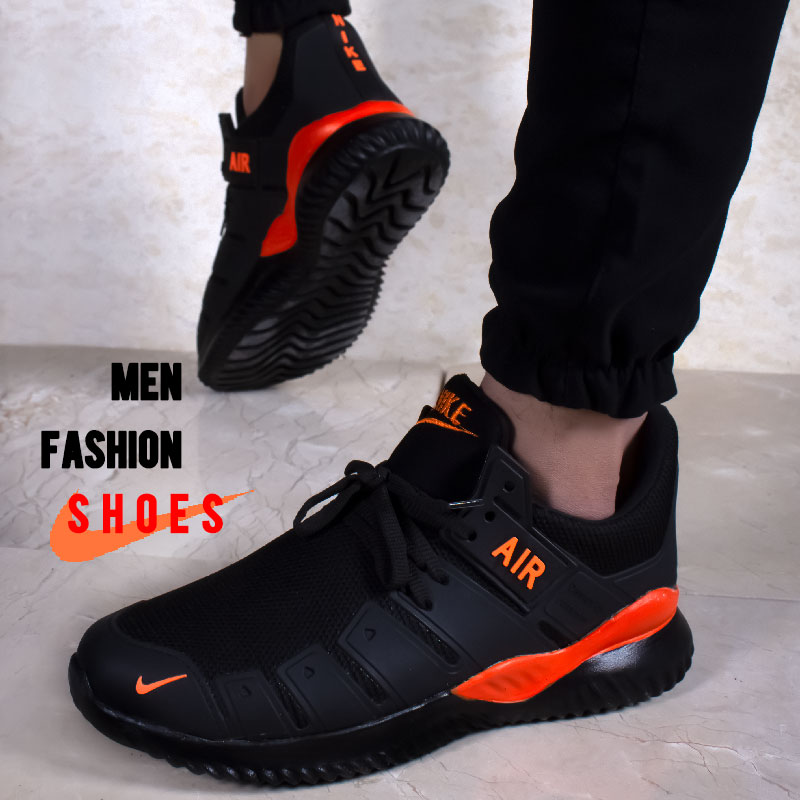 کفش مردانه Nike مدل Air 2021 مشکی نارنجی