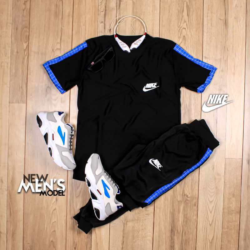 ست تیشرت شلوار Nike مدل Fennec آبی