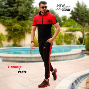 ست تیشرت شلوار مردانه Nike مدل Hero قرمز