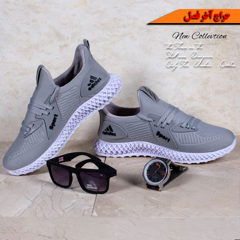 کفش مردانه adidas مدل heps طوسی