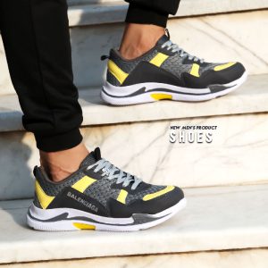 کفش مردانه Balenciaga plus طوسی زرد