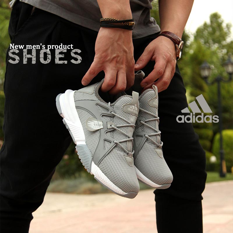 کفش مردانه adidas مدل Bandes طوسی