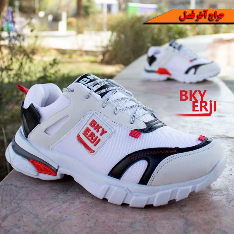 کفش مردانه Nike مدل Bky سفیدقرمز