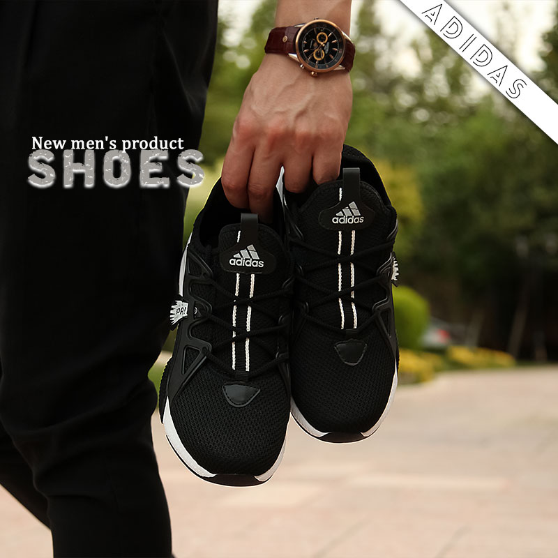 کفش مردانه adidas مدل Bandes مشکی سفید