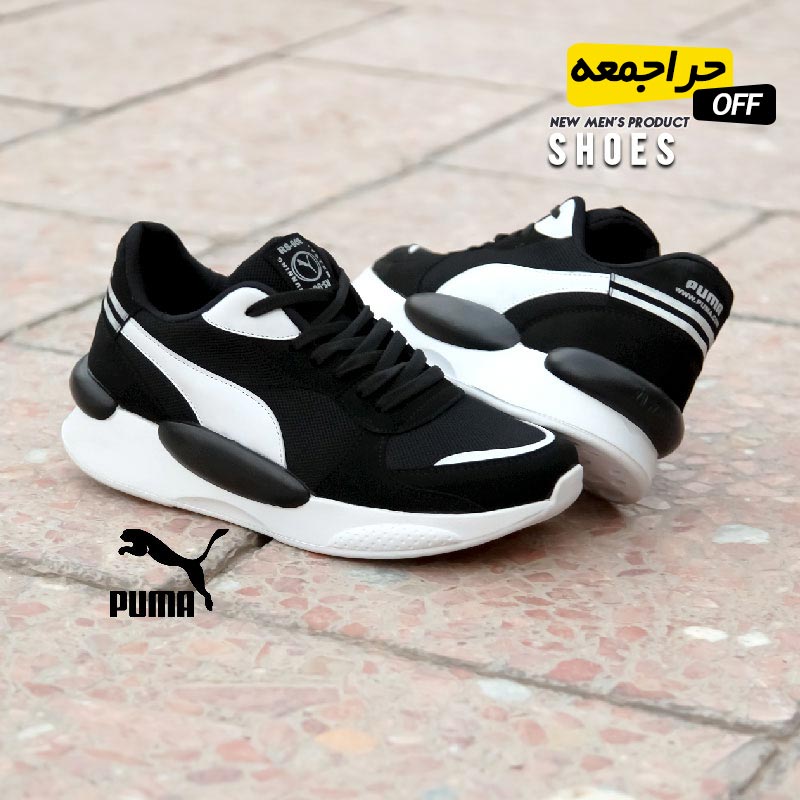 کفش مردانه Puma مدل Arvij مشکی سفید