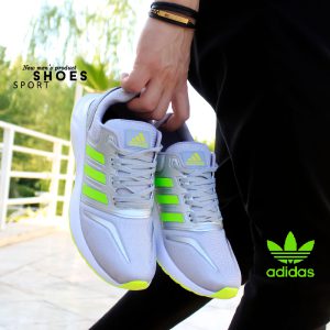 کفش مردانه adidas مدل Rezi طوسی سبز