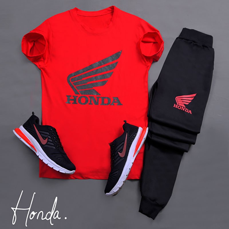 ست تیشرت شلوار مردانه Honda مدل Bimer