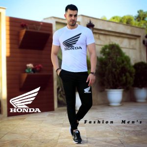 ست تیشرت شلوار Honda مدل Jerard سفید