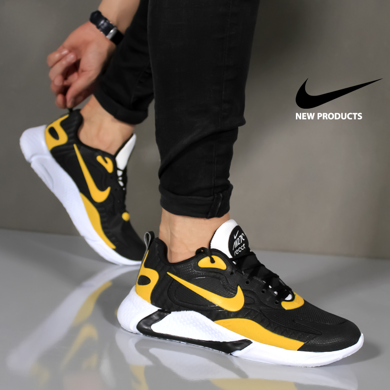 کفش مردانه Nike مدل Air 270 مشکی زرد