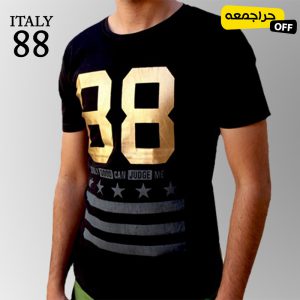 تیشرت مردانهITALY88Black