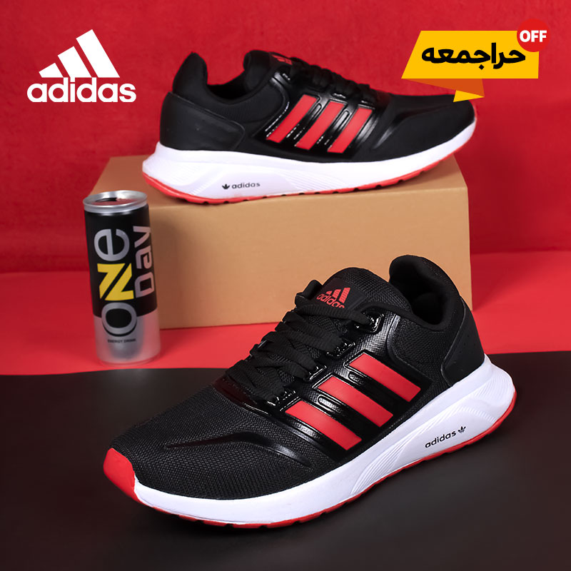 کفش مردانه adidas مدل rezi مشکی قرمز