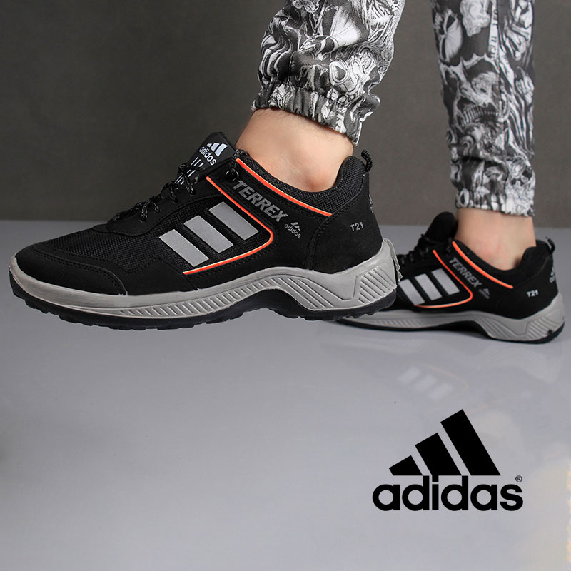 کفش مردانهadidas مدل T21 مشکی نارنجی