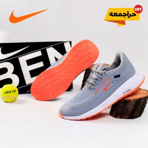 کفش مردانه Nike مدل Ran طوسی نارنجی