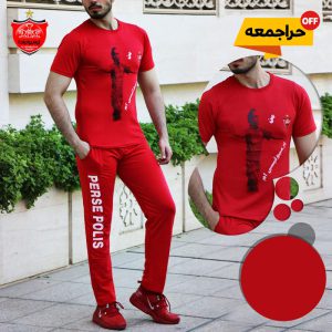 ست تیشرت شلوار هواداری پرسپولیس مدل ارتش سرخ